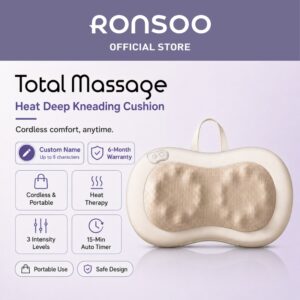 RONSOO Cordless Massage Pillow