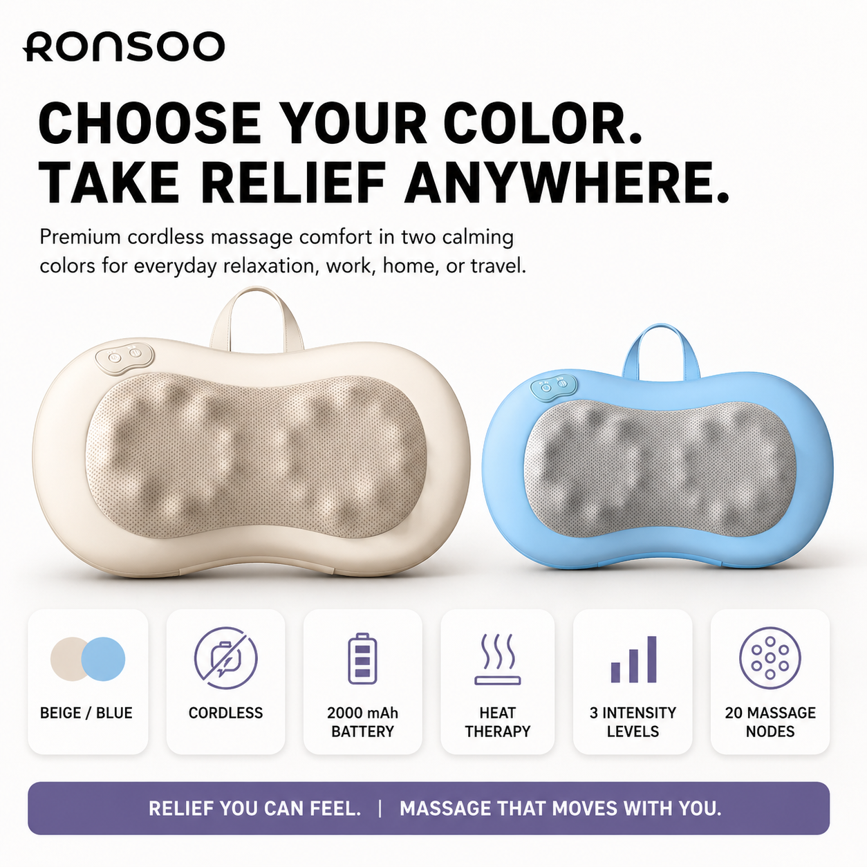 Total Massage (Cordless Massage Pillow) - Image 2