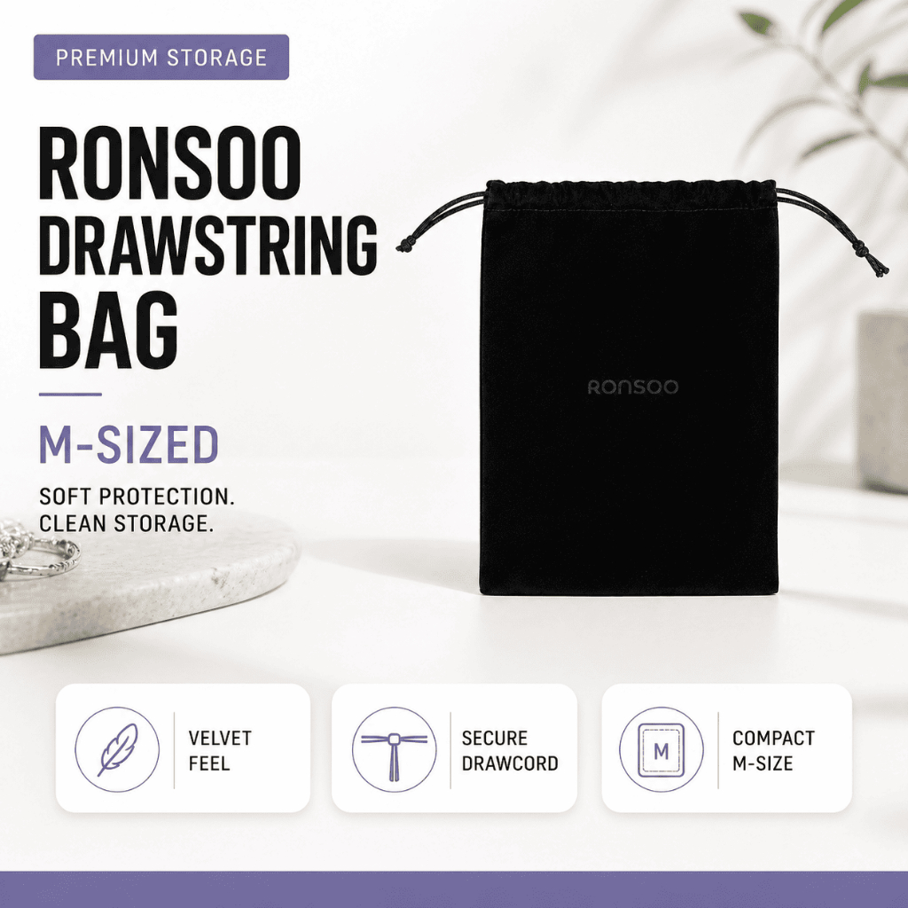 RONSOO M-Size Drawstring Storage Bag